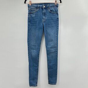 Topshop High-Waisted Skinny Jeans Size 25